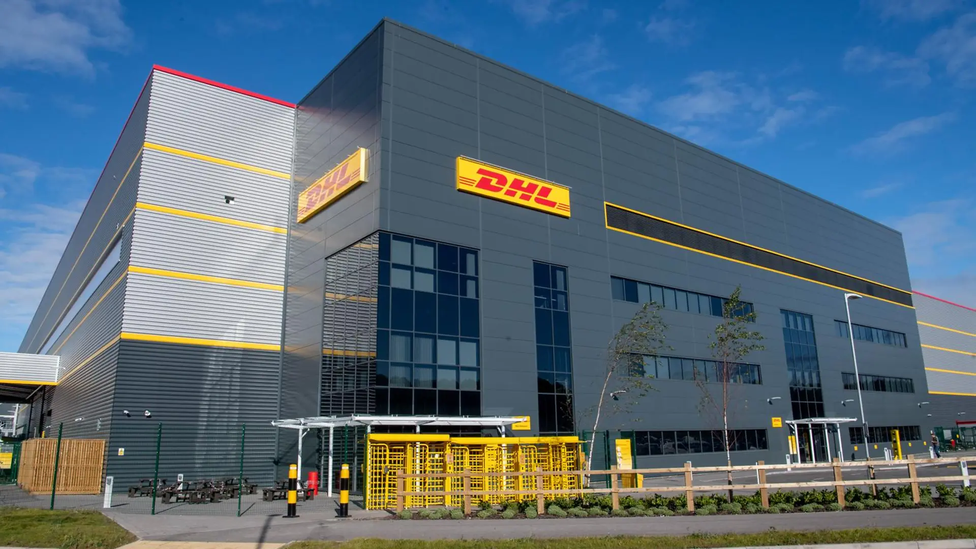 exterior of DHL facility