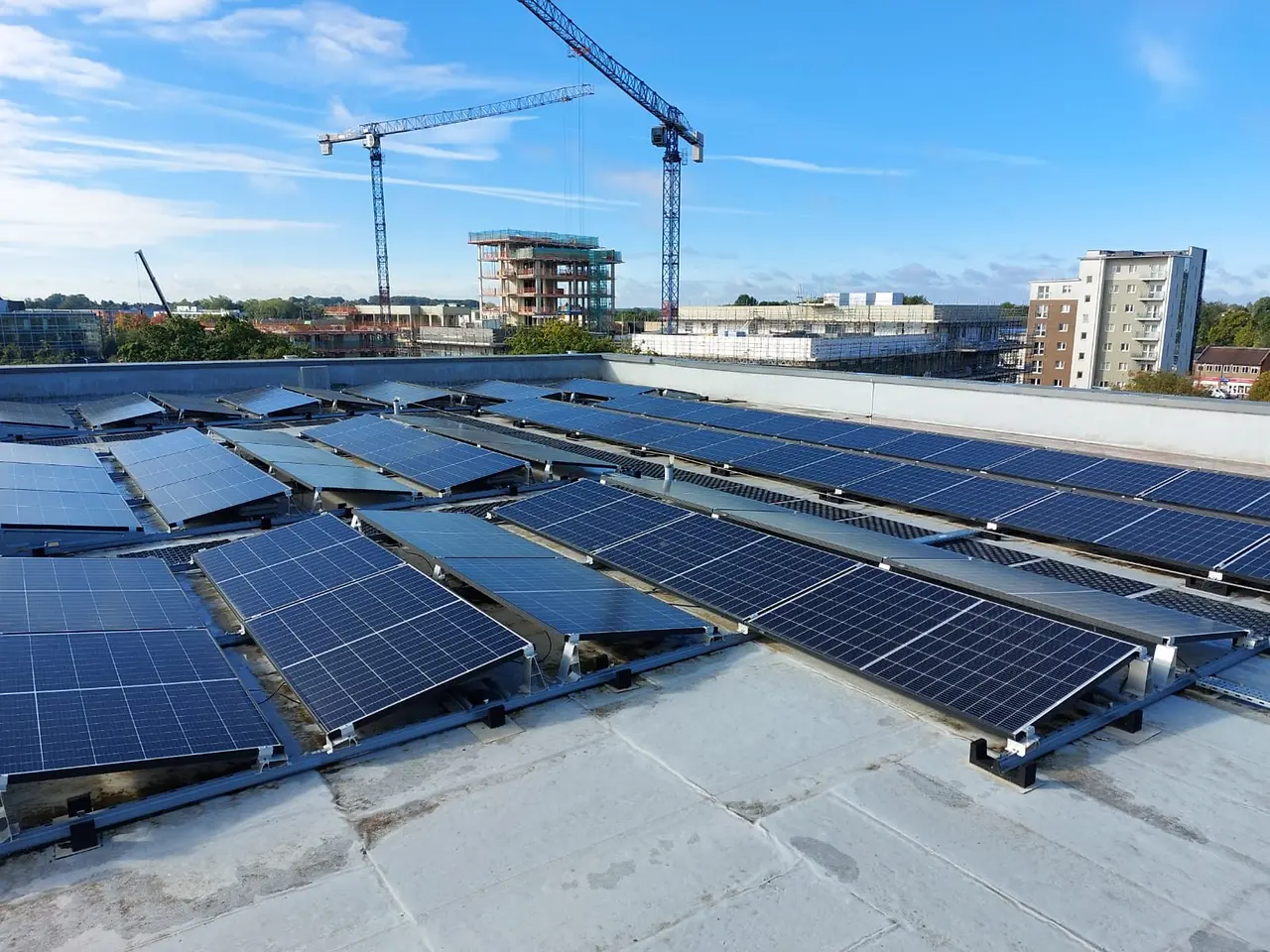 Solar panels fitted at Henkel’s UK Headquarters