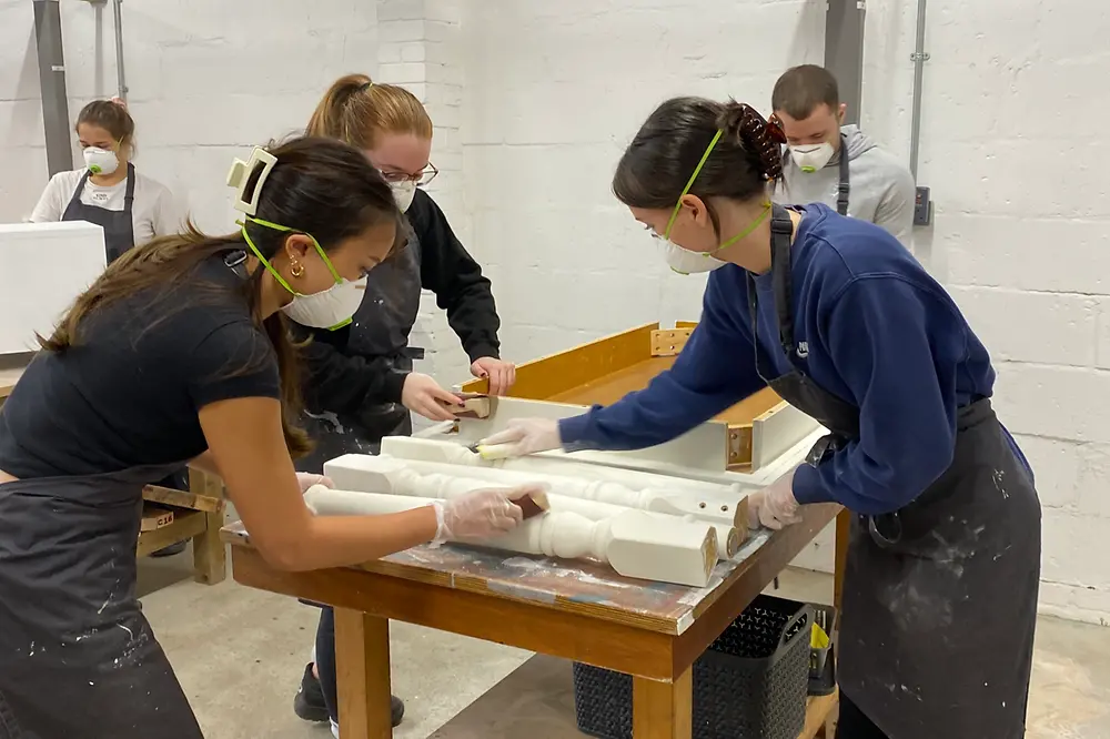 10 Henkel UK and Ireland volunteers joined Habitat for Humanity at their Upcycling Workshop in Dagenham as part of the ‘Empty Spaces to Homes’ programme.