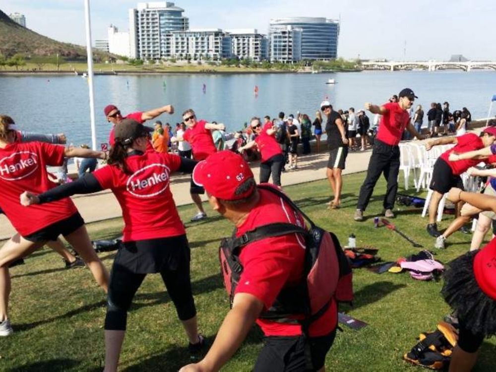 Henkel competed in and sponsored the Arizona Dragon Boat Festival the 10th year.