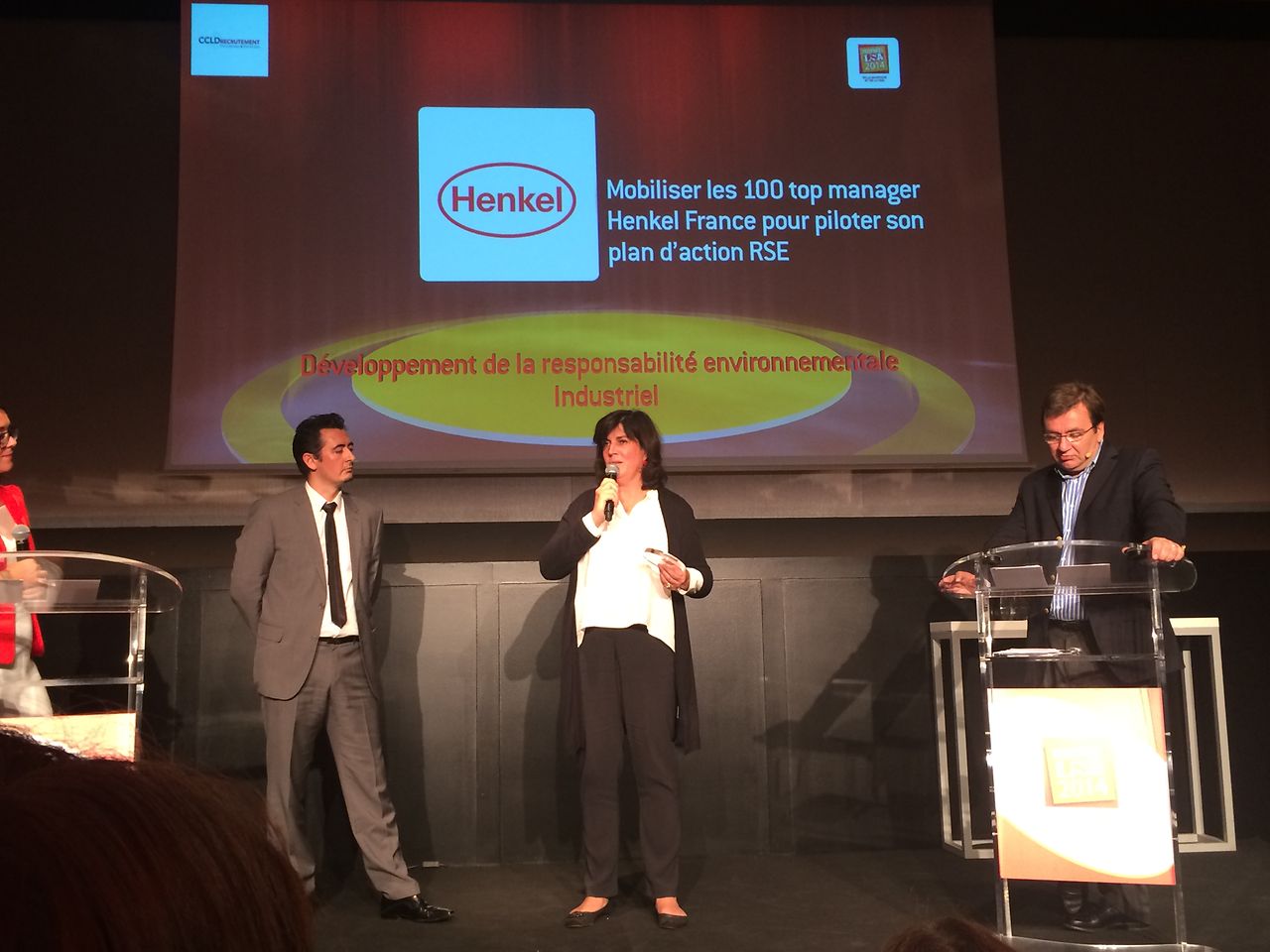 Henkel received the LSA award for managers’ commitment to raising awareness on sustainability.