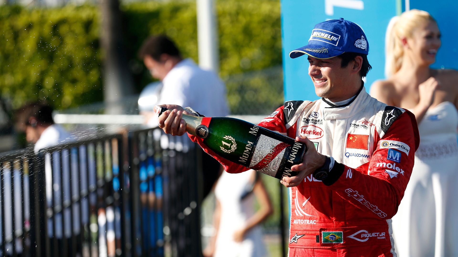 

Following a third place finish in Argentina, team pilot Nelson Piquet Jr. won the most recent race in Long Beach, USA.