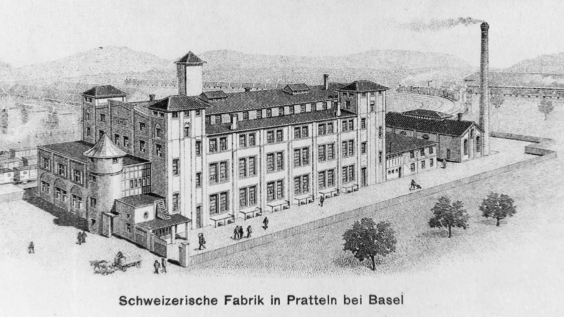 Henkel Tochtergesellschaft in Basel-Pratteln, Schweiz 1913