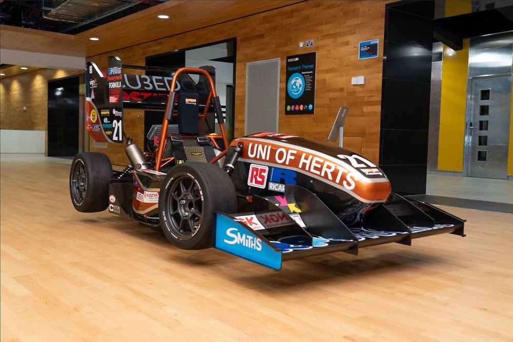 University of Hertfordshire’s racing car