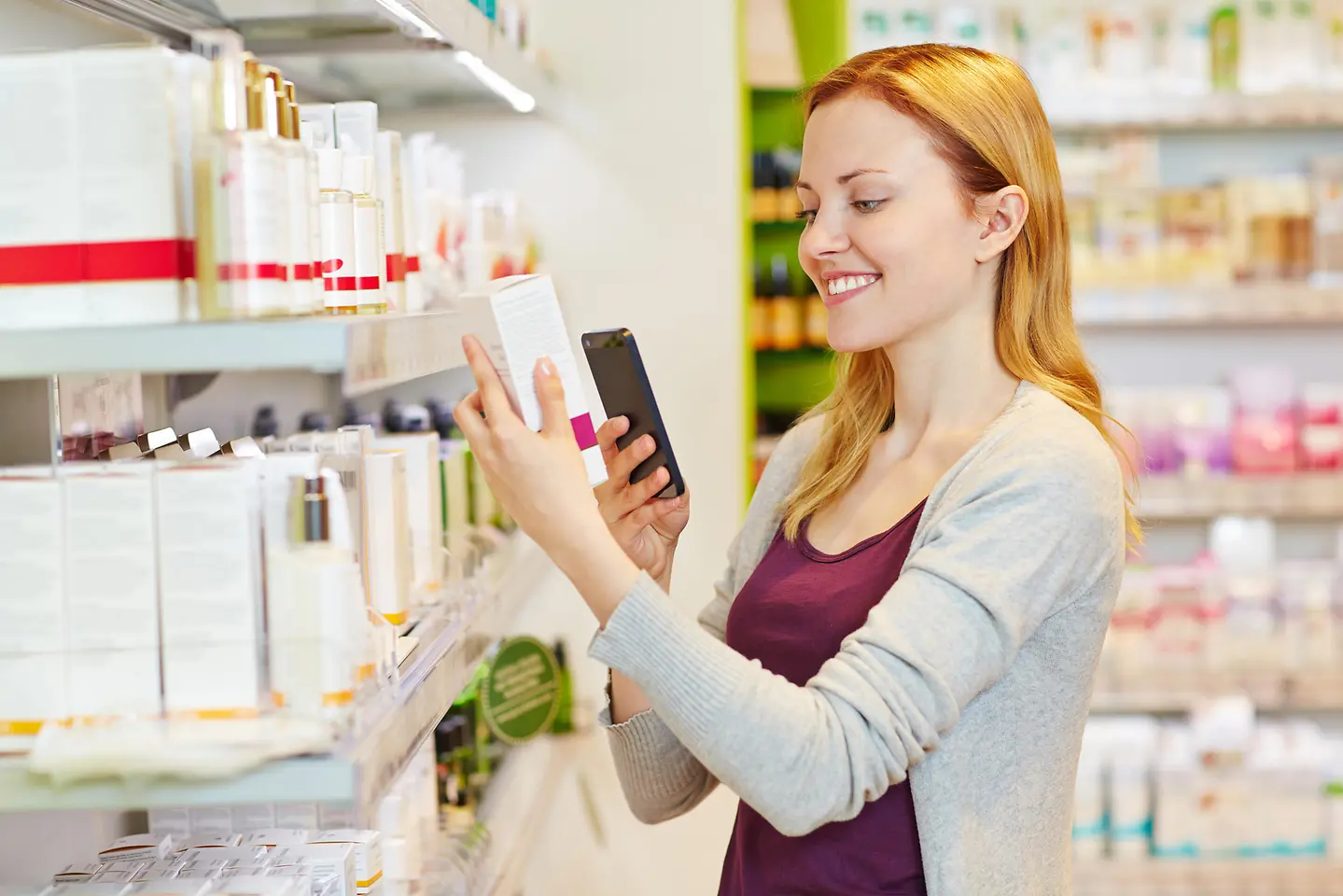 In store, customers can easily access product information and tutorials directly via their smartphone.