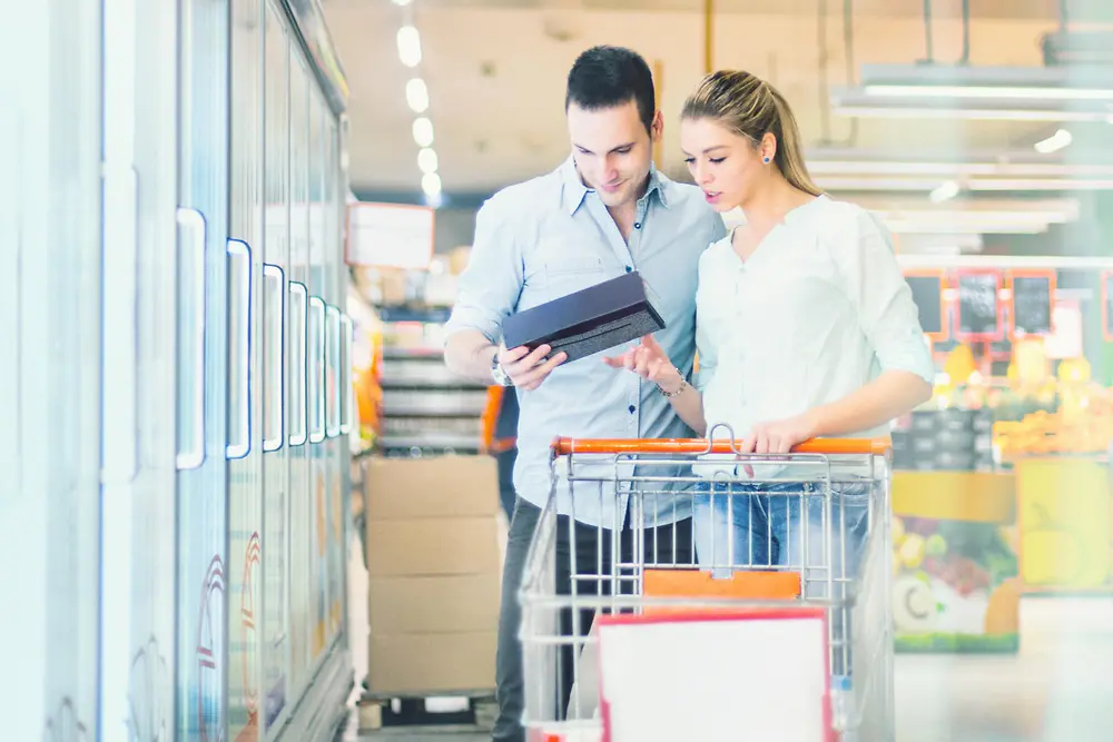 Products that are not physically stocked can be sent to the customer’s home with in-store app solutions.