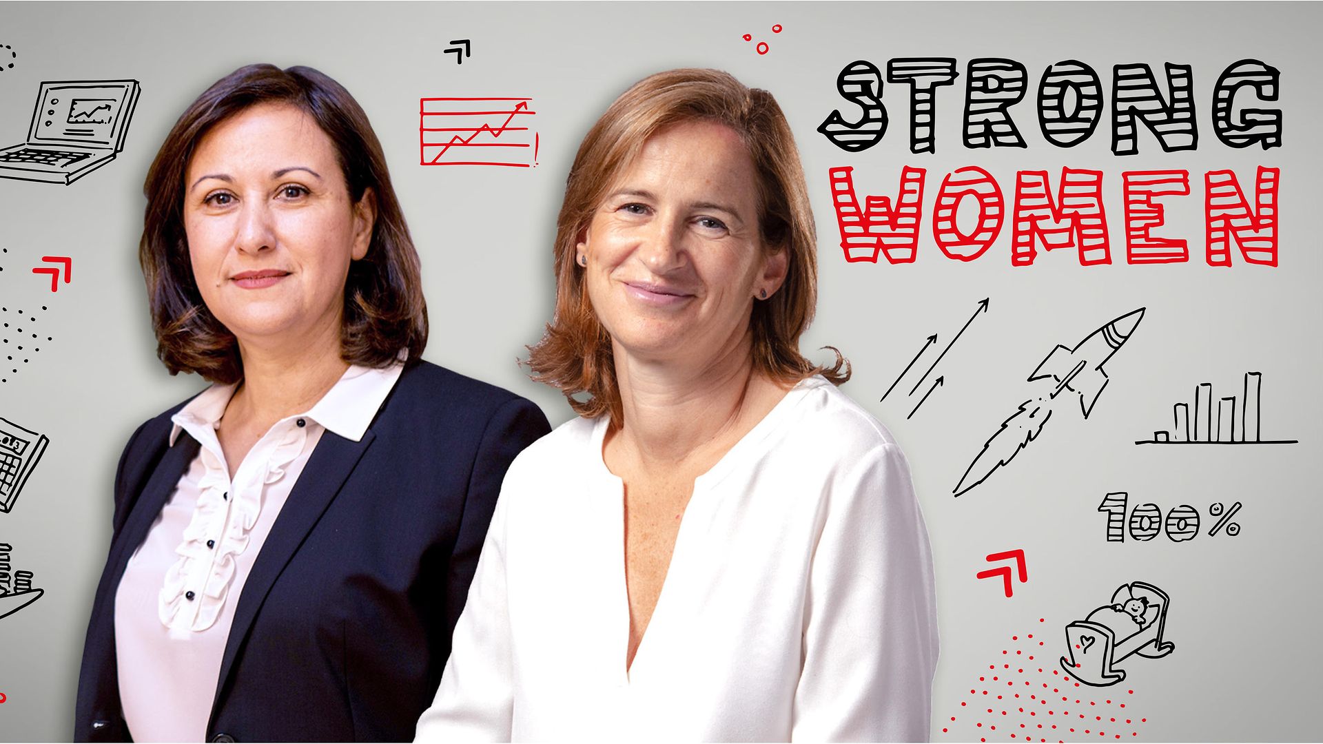 Strong women: Amélie Vidal-Simi and Soulef Karoui 