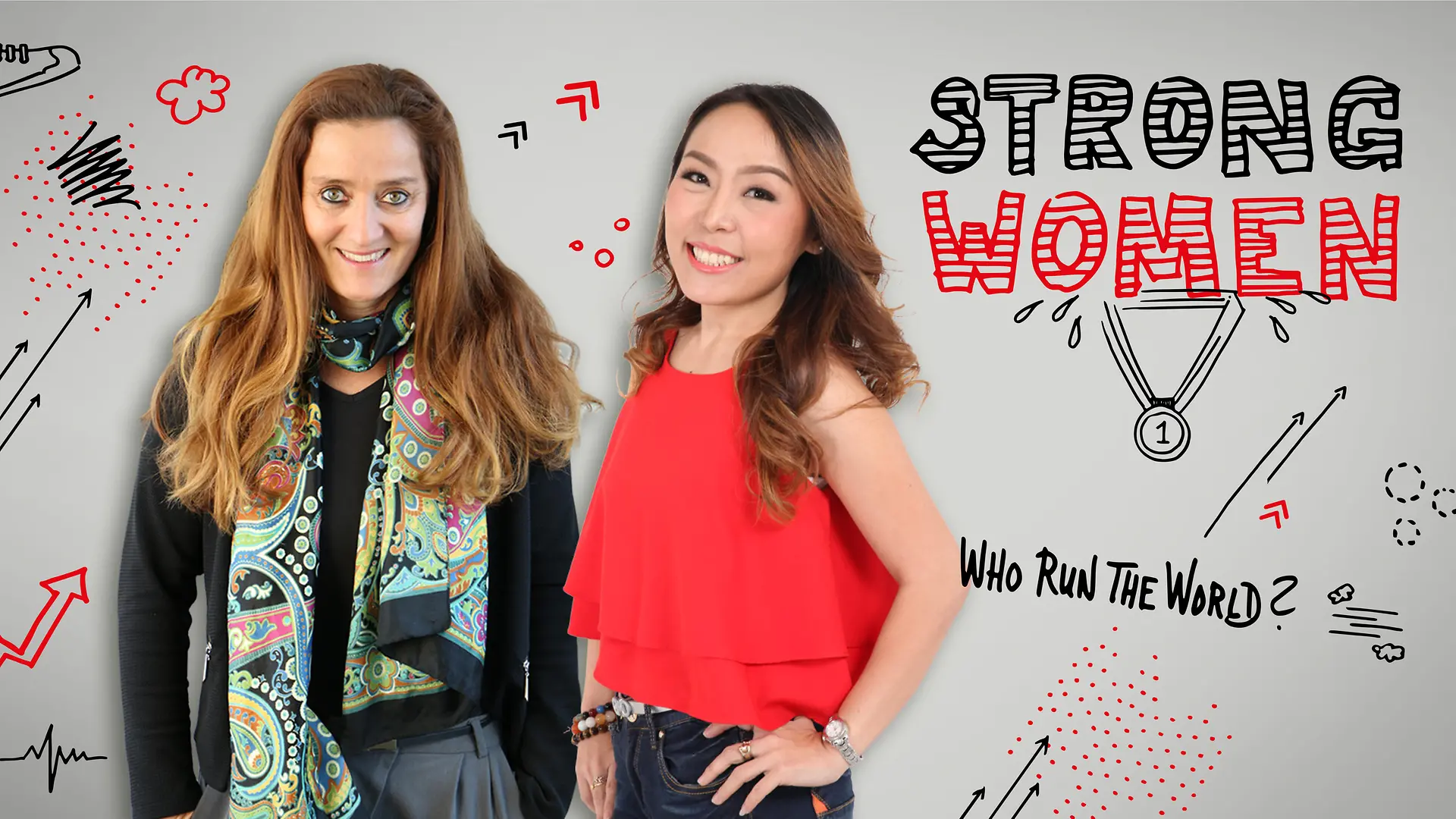 Strong women: Rapeephan Chiraphichet and Claudia Wittfoth