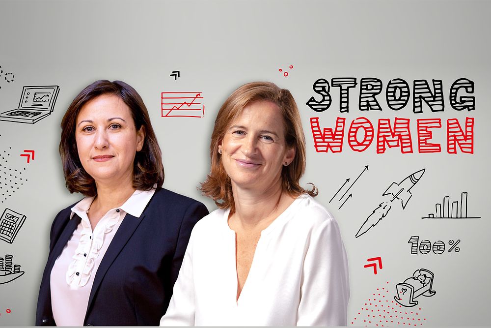 Strong women: Amélie Vidal-Simi and Soulef Karoui
